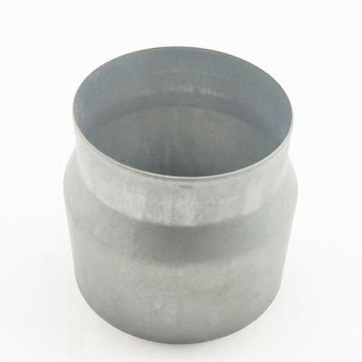 China Contemporary HVAC Duct Reducer Ventilation System Pipe Reducer Galvanized Pressed Duct Fittings 100-125mm for sale