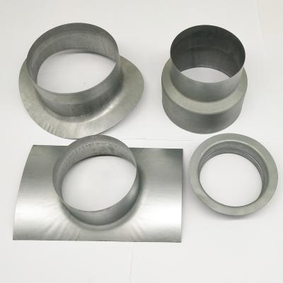 China Modern Galvanized Pipe Fittings For Ventilation 0.5mm Wall Thickness HVAC Spiral Duct Fittings for sale