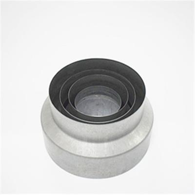 China Contemporary HVAC Spiral Duct Pressed Reducer 160-100mm Galvanized Round Air Stack Fittings for sale