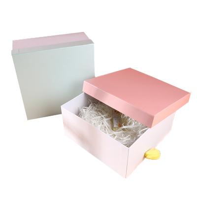 China Luxury Recycled Materials Cardboard Gift Box Jewelry Custom Logo Cartons Shipping Mailer Wedding Box Packaging for sale