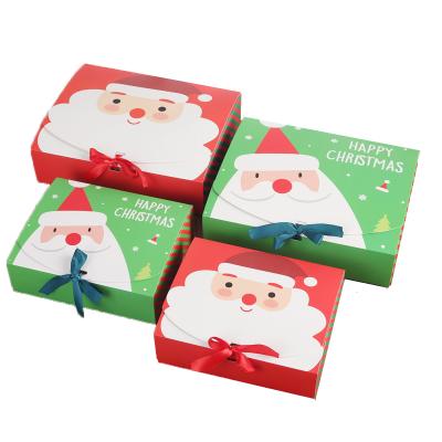 China Wholesale Recycled Materials Christmas Gift Box Christmas Gift Paper Box Small Candy Cookie Packaging Box for sale