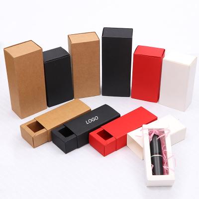 China Private Label Recyclable Perfume Cartons Folding Lipstick Packaging Slider Empty Custom Paper Box for sale