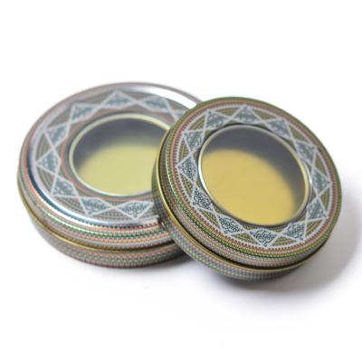 China Wholesale High Quality Tin Saffron Packaging Luxury Food Saffron Customized Box With Window For Saffron Packaging for sale