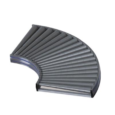 China Heat Resistant Rotating 45 Degree 90 Degree 180 Degree Curve Roller Conveyor for sale