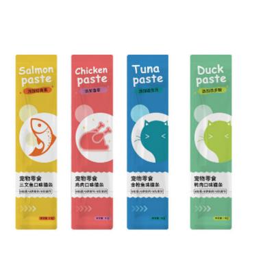 China Skin & Coat Health Hot Selling 15 Grams Chicken Flavor Pet Dog And Cat Snacks Cat Wet Food for sale