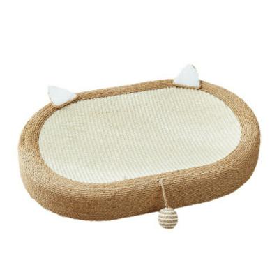 China Stocked Durable Anti Scratch Customized Luxury Pet Cat Scratching Pad Cat Scratcher for sale