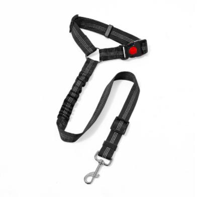 China Stocked Dog Cat Car Seat Belt Dog Accessories Pet Leash for sale