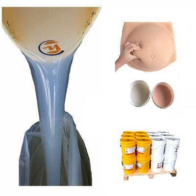 China borracha de silicone líquida de Lifecasting da cura da platina 20A para a barriga falsificada à venda