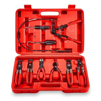 China 9PCS Automotive Reapiring Car Auto Mechanic Vehicle Tools Removal Tool Kit Hose Clamp Pliers Kit for sale