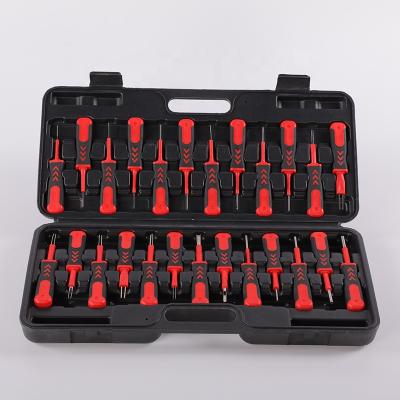 China Terminal Release Removal Tool Kit VIKTEC 25 Pcs Universal Electrical Terminal Tool Kit for US Domestic and Import Vehicles for sale