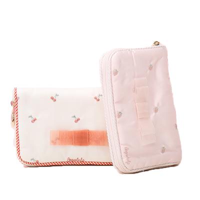 China Japanese Jewelry/Watch/Ring Case Embroidery Girl Heart Jewelry Storage Bag for sale