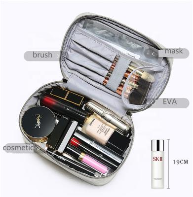 China Fashion Men Private Label Cosmetics Organizer Portable Cosmetic Bag Makeup Case Make Up Travel Bag for sale