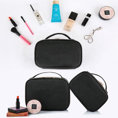 China Fashion Professional Make Up Organizer Travel Makeup Case Portable Brush Holder Cosmetic Bag For Men And Women for sale