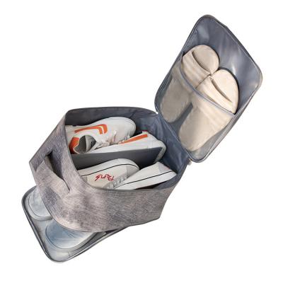 China Eco-friendly custom waterproof polyester large capacity logo multi function shoes storage bags for sale