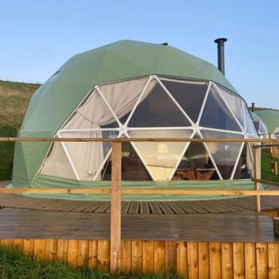 China Green Economy Luxury Outdoor Igloo Dome Tents Clear Glamping Dome Tents for sale