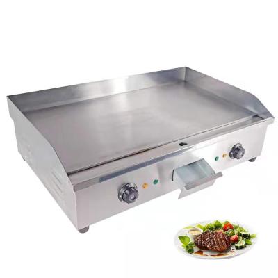 China Stainless Steel Propane Flat Griddle Electric Countertop Dish Griddle 740*438*210mm for sale