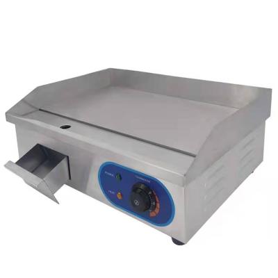 China Indoor Electric Griddle Teppenyaki Flat, Restaurant High Quality Electric Fryer Griddle 605*480*290mm for sale