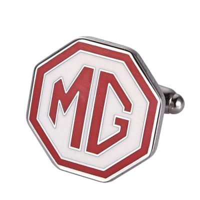 China China Factory Zinc Alloy Car Logo Stainless Steel Cufflinks Wholesale Men for sale