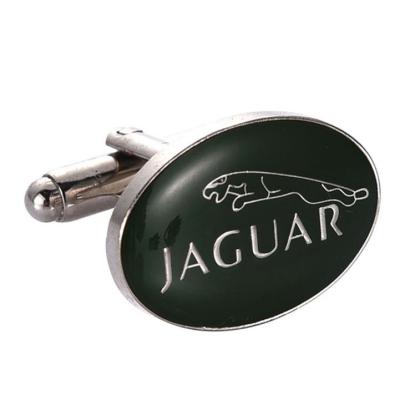 China Personality Zinc Alloy Custom Metal Engraved Car Logo Cufflink For Men for sale