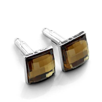 China High Quality Zinc Alloy Square Jewelry Luxury Cufflinks for sale