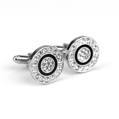 China Customized ALLOY Made Fashionable Silver Color Cufflinks for sale