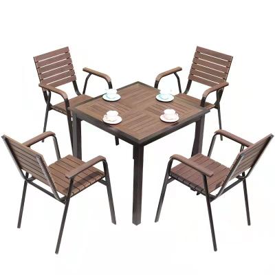 China Contemporary Outdoor Table and Chair, Leisure Outdoor Chair Plastic Patio Garden Balcony Garden Furniture for sale