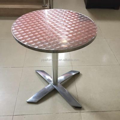 China Stainless Steel Modern Indoor Dining Aluminum Folding Table YT1F for sale