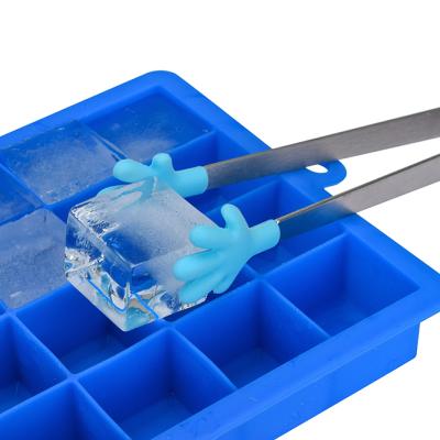 China 24 square viable silica gel ice lattice molds for sale