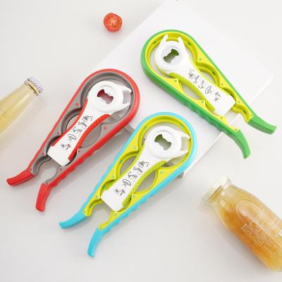 China Viable High Quality Silicone Handle Can Opener Bottle Opener 2pcs/set for sale