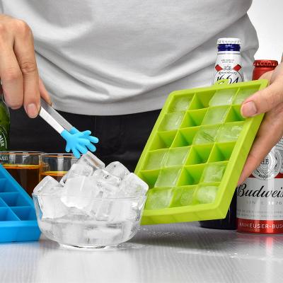 China Viable Success Summer Silicone Ice Cube Tool Ice Cube Tray for sale