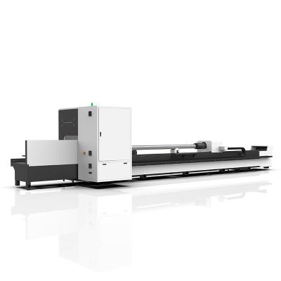 China Cheap factory price fiber laser cutting machine water-cooled price round pipe square tube 1000W metal fiber laser cutting machine for sale