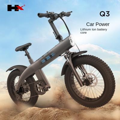 China European and American Q3 aluminum alloy city off-road electric bicycle scooter 20 inch shock absorption foldable variable speed electric bike for sale