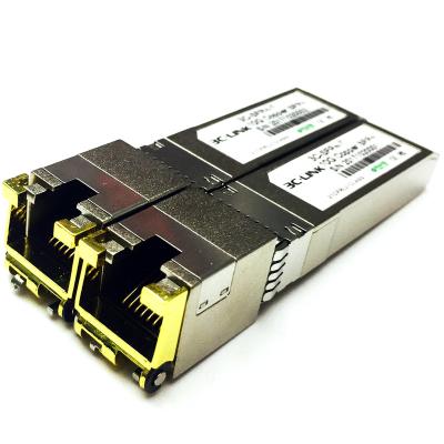 China FTTH 3C-LINK 10G BASE-T SFP+ Optical Cooper Module 10g Copper SFP for sale