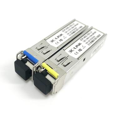 China Factory direct sale Gigabit Ethernet 3C-LINK 20km bidi SFP 1310nm LC connector 1.25 for sale