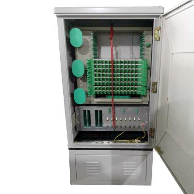 China Outdoor Cable Junction Telecom Cabinet ODF 144 Distribution Cabinet for sale