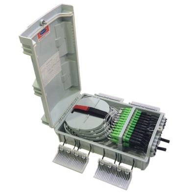 China FTTH China supplier ftth system fiber access termination box 24 core fiber optic distribution box for sale