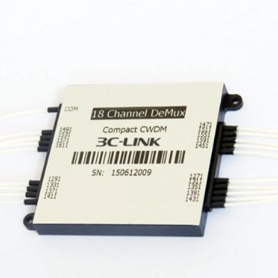 China FTTX Clear CCWDM--18 Channels Compact CWDM Mux/Demux Module for sale