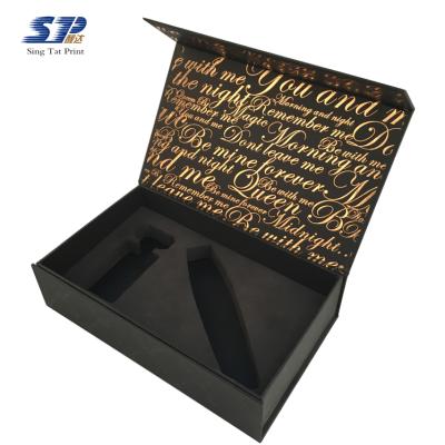 China Handmade Custom Rigid Magnetic Folding Enclourse Cardboard Packaging Boxes With Inserts for sale