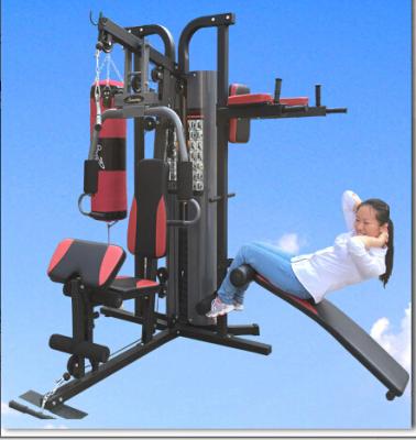 China Ganas Universal 5 in 1 Multi Workout Exercise Machine Strength Station Commercial Jungle Gym Equipment for sale