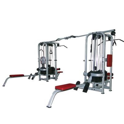 China Hot Selling Coloful Jungle Club Gym Jungle 8 Station Multi Station High End Fitness Equipment Multi Gym Equipment for sale