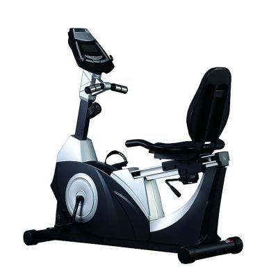 China 180 Kg Guangzhou Factory Exercise Recumbent Bike Machine Electric Magnetron Strength Training Bike for sale