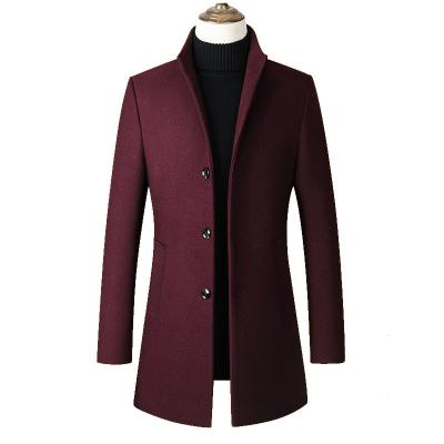 China Hot Selling Anti-wrinkle Mens Windproof 4 Pocket Wool Coat 4xl Which Is Often Plaid for sale