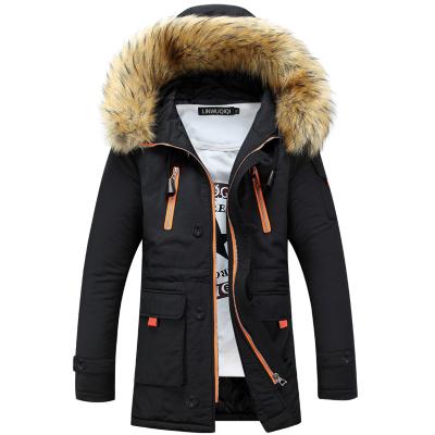 China Anti-wrinkle ready to ship winter climbing wear cotton suit velor warm men coat down jackets for sale