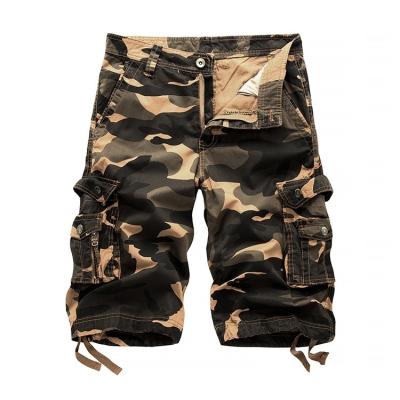 China Fashion Classic Men's Cargo Shorts 100 Cotton Pants Custom Made Anti-Wrinkle Multicolor Casual High Quality Camouflage Shorts for sale