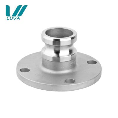 China Water Stainless Steel F Non-Standard Air Gas Type Quick Coupling With Flange for sale