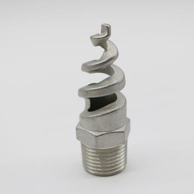 China Stainless Steel Pipe Fittings Full Cone Male Threaded Spiral Water Nozzle Equal for sale