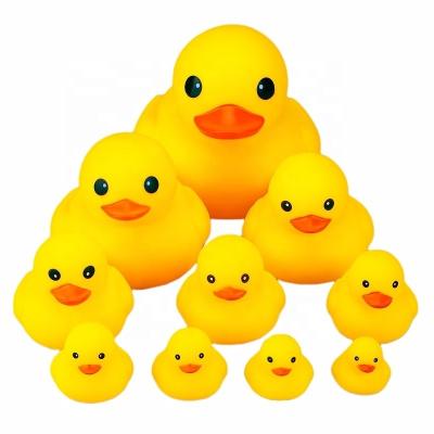 China OEM Customized Design Vinyl Animal Duck Shape Funny Baby Toys Bathroom Bathing Toy Kids Baby Bath Toys As Picture for sale