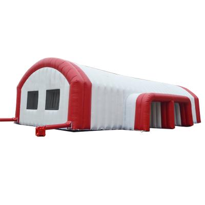 China Camouflage game/field PVC customization commercial nightclub inflatable house with led light meeting party tent carpa for sale