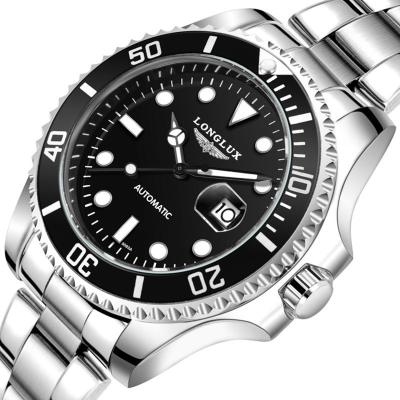 China 50ATM Waterproof Custom Mechanical Stainless Steel Band Automatic Dive Mechanical Watch Men Dive Mechanical Watch for sale