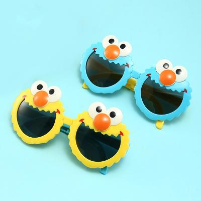 China 2021 Cartoon Fashion Children's Sunglasses Girls and Boys Sesame Street Children's Cartoon Sunglasses for sale